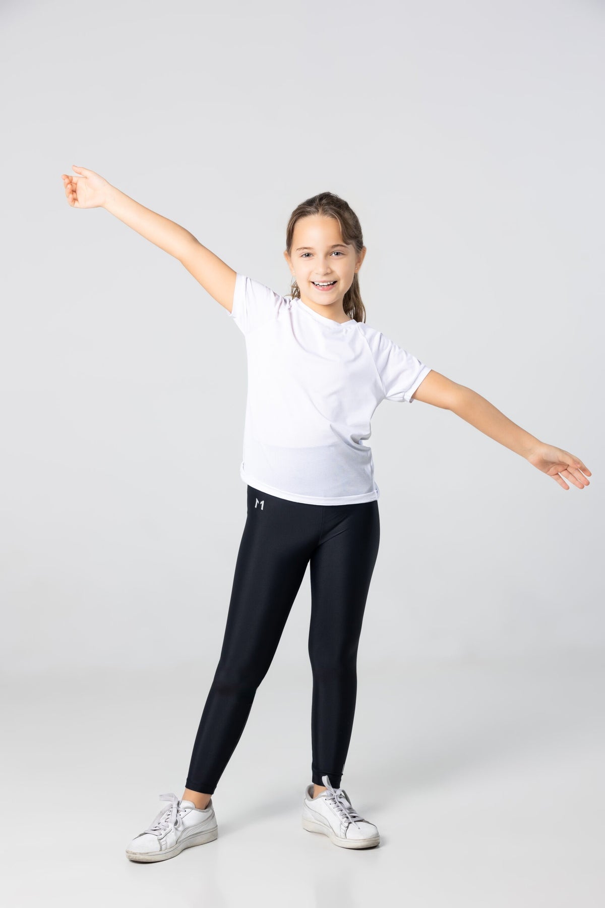 Girls SmoothFit Mid Rise Leggings